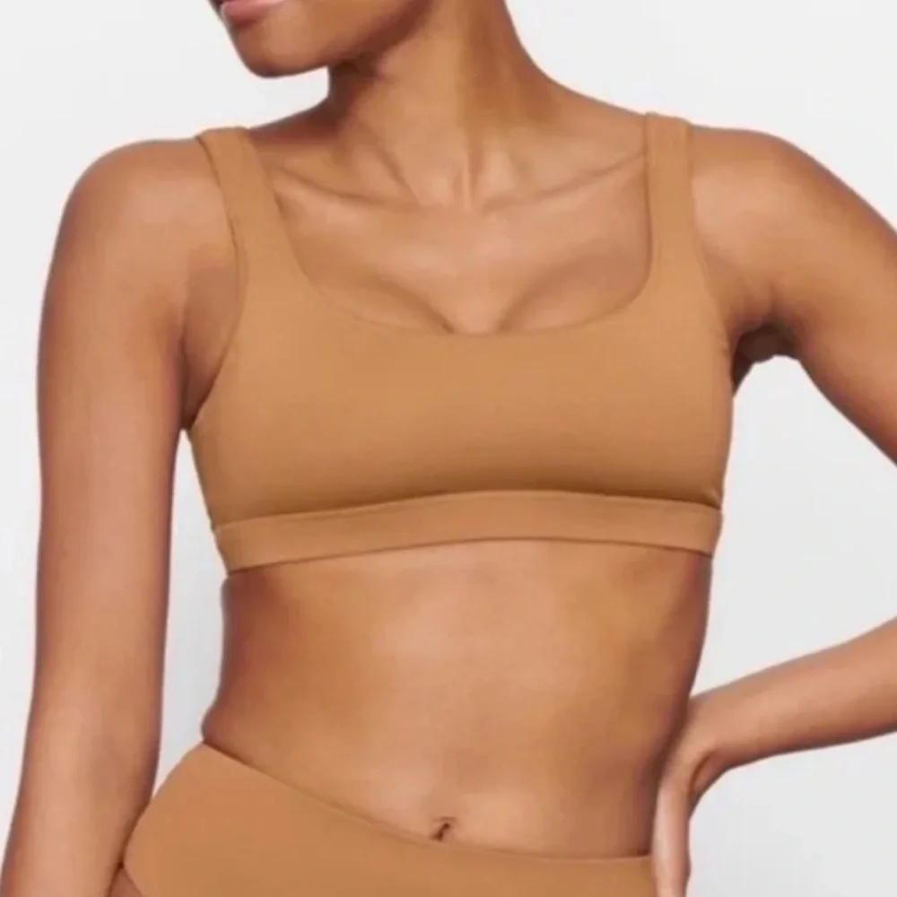 Skims tank bikini top ochre xxs